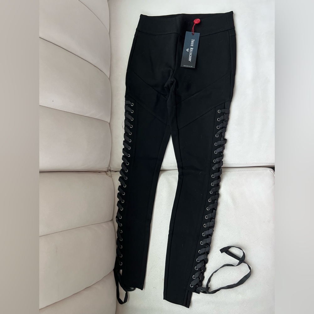 New black true religion stunning leggings